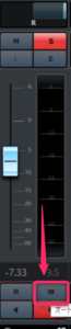 CUBASE　オートメーション書き込み