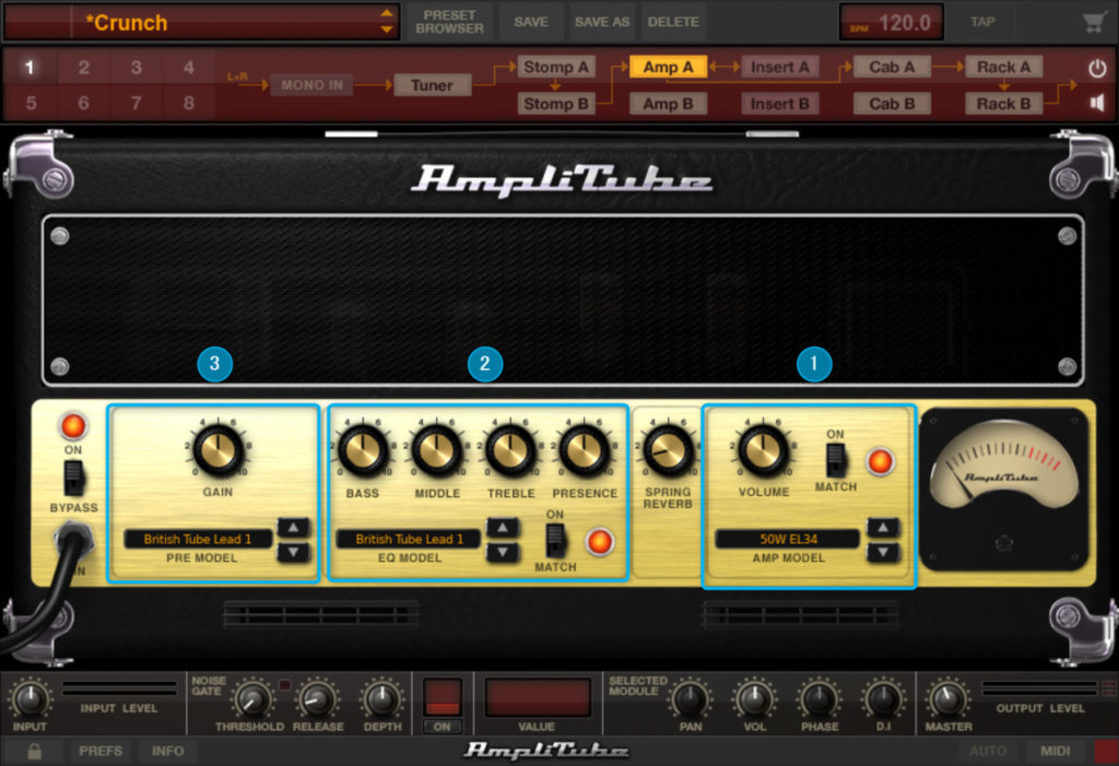 AmpliTube4　使い方